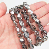 50PCS Irregular Glass Beads Charms for Jewelry Making DIY