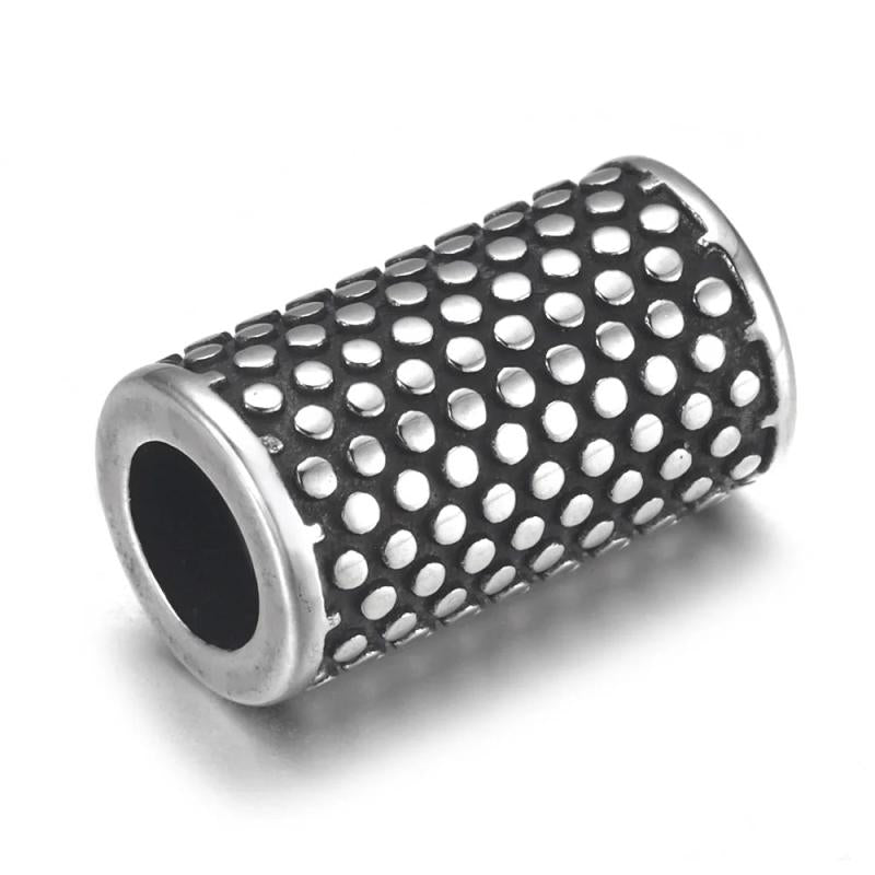 2pcs Stainless Steel Tube Beads 6mm Cylinder Bead for Bracelet DIY Accessories