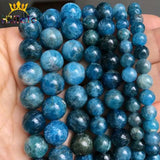 Apatite Round Gemstone Spacer Beads for DIY Jewelry Making