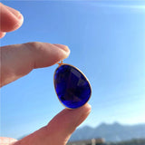Faceted Oval Agate Stone Pendant Charms for DIY Necklaces