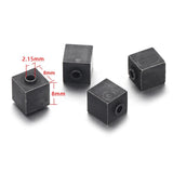4pcs Small Hole Stainless Steel Spacer Beads for Bracelet Making