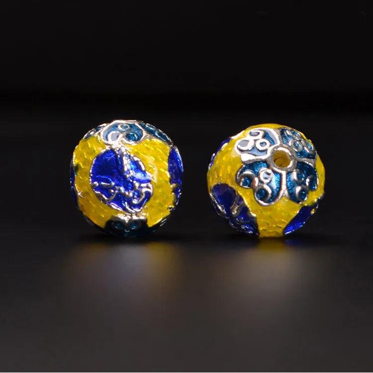 Metal Copper Beads Enamel Drops Of Glaze Nepal Spacer Beads DIY Jewelry