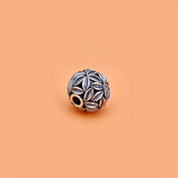 925 Silver Thai Silver Hollow Leaf Beads DIY Jewelry Material