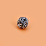 925 Silver Thai Silver Hollow Leaf Beads DIY Jewelry Material