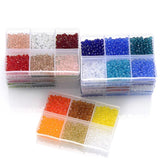 3/4mm Crystal Glass Beads Multicolor Spacer Loose Beads For Jewelry Making