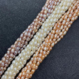 AA 3-4mm Rice Shaped Pearl Beads DIY Jewelry Making