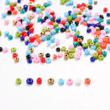 Mini Glass Seed Beads Kit Crystal Spacer Beads Box Set for Jewelry Making