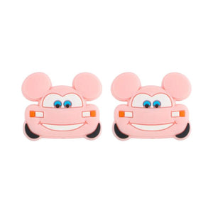 10Pcs Cartoon Car Silicone Beads for Jewelry Making