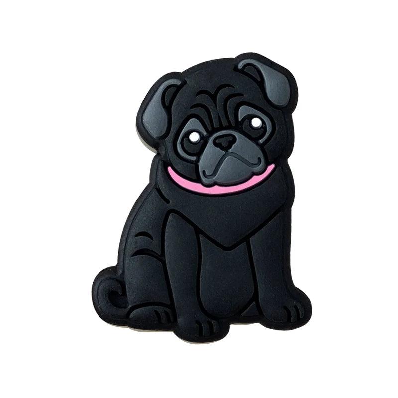 10pc Pekingese Silicone Beads Teether Chewing Teeth DIY Nipple Chain Jewelry