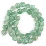Natural Stone Heart Loose Beads Crystal String Bead for Jewelry Making DIY 10mm