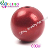 OlingArt 20mm 9Pcs Mixed 3D Illusion Spacer Bead Bubblegum Fantasy DIY