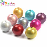 OlingArt 20mm 9Pcs Mixed 3D Illusion Spacer Bead Bubblegum Fantasy DIY