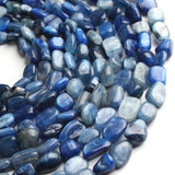 Irregular Natural Kyanite Stone Beads 8mm-10mm Loose Beads 15 inch