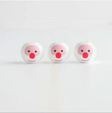 20Pcs Christmas Snowman Wooden Beads DIY Party Decoration Children's Toys