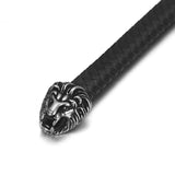2Pcs Stainless Steel End Beads for 8mm Leather Cord Animal Metal Bead DIY