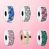 10Pcs/Lot Positioning Button Charm Beads DIY Bracelets Bangles Jewelry