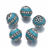 5pcs Round Clay Beads for DIY Jewelry Making Bracelet Earring Decor