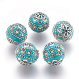 5pcs Round Clay Beads for DIY Jewelry Making Bracelet Earring Decor