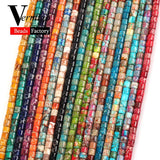 4mm Green Red Sea Sediment Jaspers Stone Rondelle Beads
