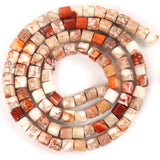 4mm Green Red Sea Sediment Jaspers Stone Rondelle Beads