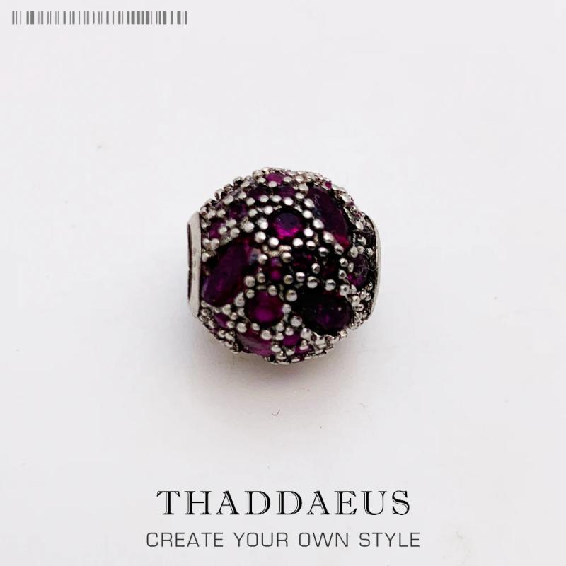Red Fire Beads for DIY Jewelry, Fits European Bracelet and Necklace
