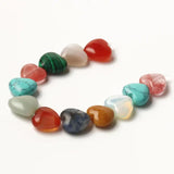 Heart Shape Natural Stone Beads for DIY Necklace Bracelet