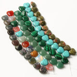 Heart Shape Natural Stone Beads for DIY Necklace Bracelet