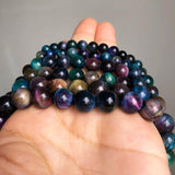 Multicolor Tiger Eye Stone Beads Round Spacer Beads 15''