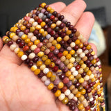 4x3mm Faceted Mookaite Rondelle Beads for Jewelry Making DIY 15''Inches