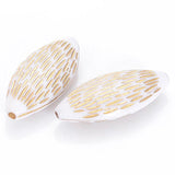 Miasol Antique Beads 50Pcs 27x12x6.5 MM For Women Diy Bracelet Jewelry