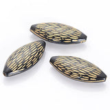 Miasol Antique Beads 50Pcs 27x12x6.5 MM For Women Diy Bracelet Jewelry