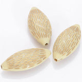 Miasol Antique Beads 50Pcs 27x12x6.5 MM For Women Diy Bracelet Jewelry