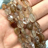 Copper Rutilated Quartz Stone Beads for Jewelry Making
