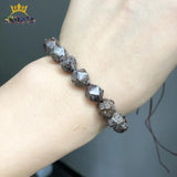 Snowflower Jasper Faceted Stone Beads 6-10mm 15'' for DIY Jewelry Making