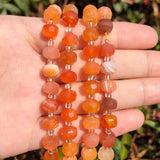 Faceted Column Shape Amazonite Apatite Jades Crystal Loose Stone Beads 7.5inch