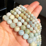 Green Amazonite Gem Stone Beads for Jewelry Making Round Spacer Bead 15''