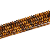 Atreus Tiger Eye Stone Flat Round Beads 2x4 4x6 6x10 mm