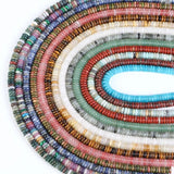 6mm Tiger Eye Labradorite Rondelle Beads for Jewelry Making