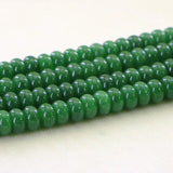 Ruby Stone Loose Glossy Wheel Beads 5x8mm for Women DIY Jewelry Making