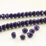 5x8mm Olive-Green Faceted Wheel Beads for Handbags Women Diy