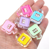 10pcs Wine Bottle Shape Acrylic Beads for Jewelry Making DIY Accessories