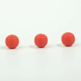 20Pcs 15mm Colorful Screw Thread Silicone Baby Chew Beads for DIY Baby Products