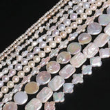 Natural Pearl Beads Irregular Round Loose Beads Jewelry Making
