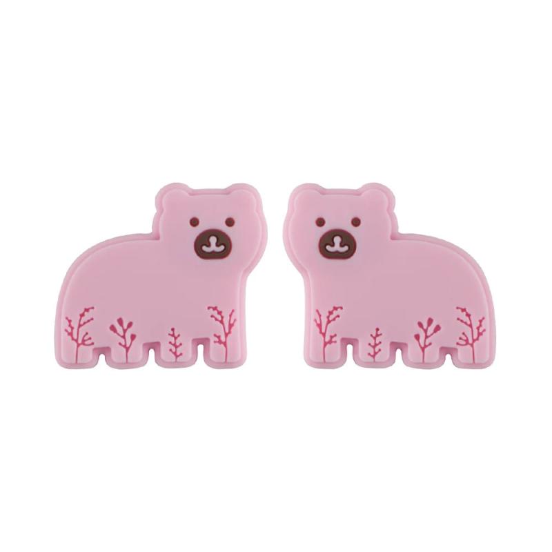 10Pcs Animal Shape Silicone Beads Baby Molar Teether DIY Pacifier Chain