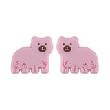10Pcs Animal Shape Silicone Beads Baby Molar Teether DIY Pacifier Chain