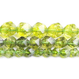 Peridot Stone Beads Round Loose Beads For Jewellery Making Bracelet