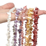 Irregular Freshwater Shell Pearl Beads for Jewelry Making DIY Bracelet 15''