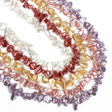Irregular Freshwater Shell Pearl Beads for Jewelry Making DIY Bracelet 15''