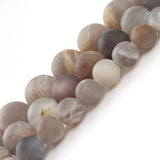Natural Matte Sunstone Stone Beads 6/8/10mm Round Loose Beads