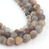 Natural Matte Sunstone Stone Beads 6/8/10mm Round Loose Beads